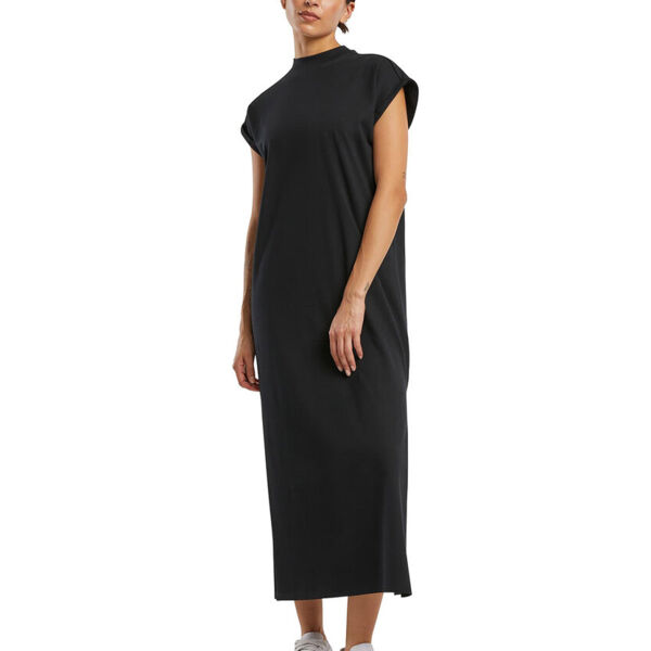 Women’s long extended shoulder dress Thumbnail