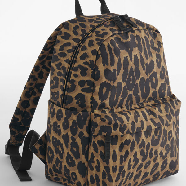 BagBase Leopard Print Mini Backpack Thumbnail