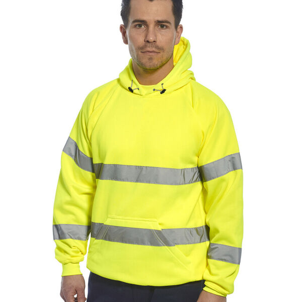 Hi-vis hooded sweatshirt (B304) Thumbnail