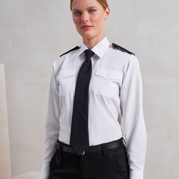Women's long sleeve pilot shirt Thumbnail