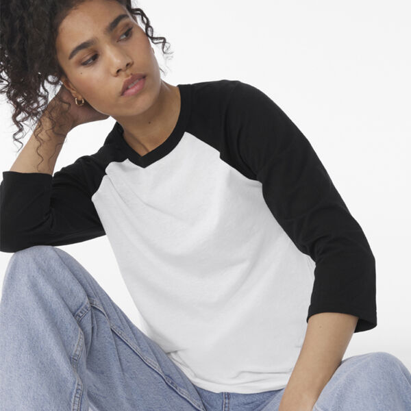 Canvas Unisex 3/4 Sleeve Baseball T-Shirt Thumbnail