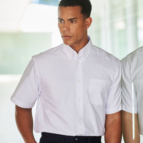 Henbury Short Sleeve Classic Oxford Shirt Thumbnail