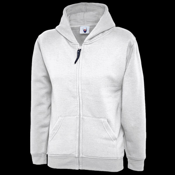 Childrens Classic Full Zip Hooded Sweatshirt Thumbnail