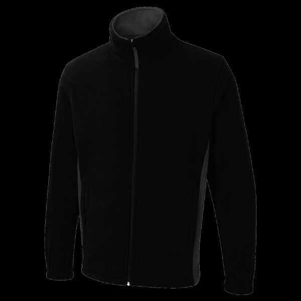 Two Tone Full Zip Fleece Jacket Thumbnail